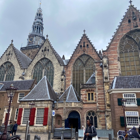 Medieval church in Amsterdam